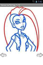 如何绘制怪物高中娃娃(2)