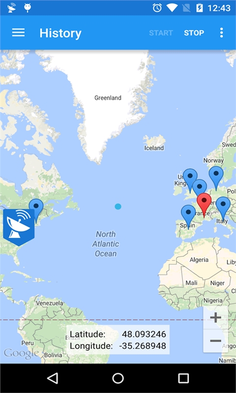 伪装GPSFakeGPSv4.7.1Android版(1)