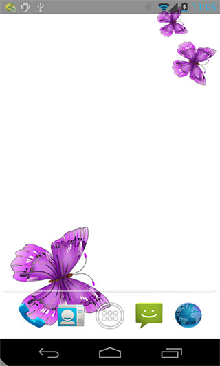 蝴蝶边上动态壁纸v1.0(2)