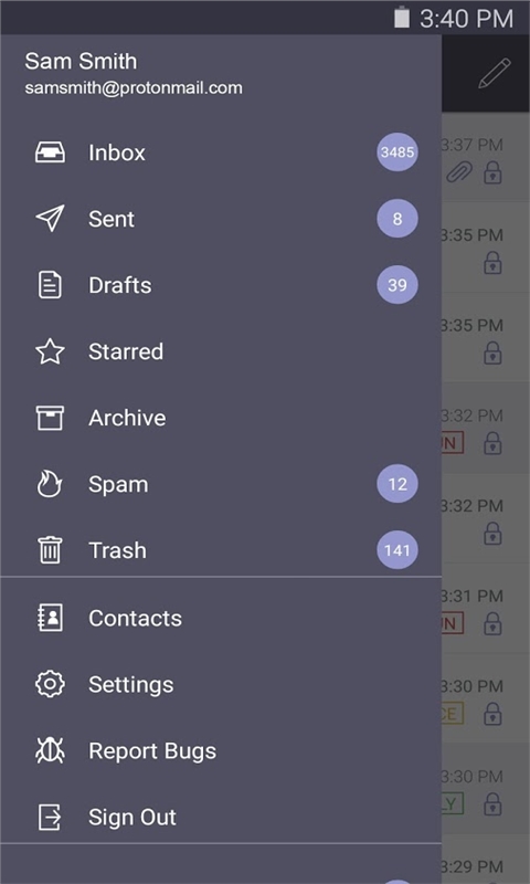邮件加密ProtonMailv1.4.1Android版(3)