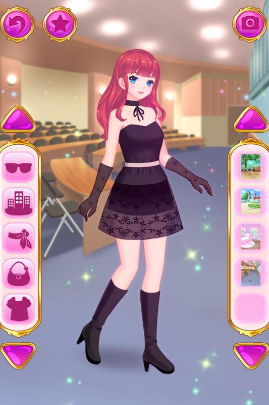 时尚女孩的装扮秀(1)