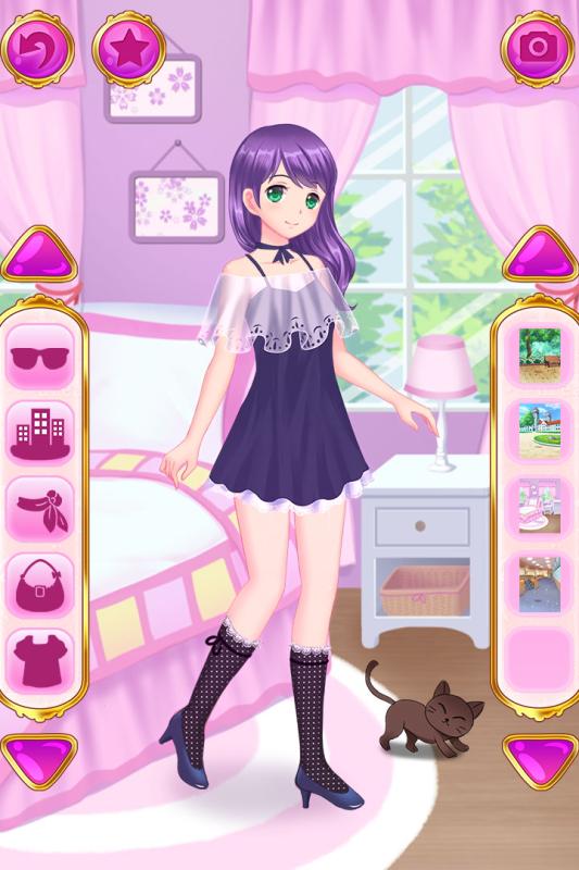 时尚女孩的装扮秀(3)