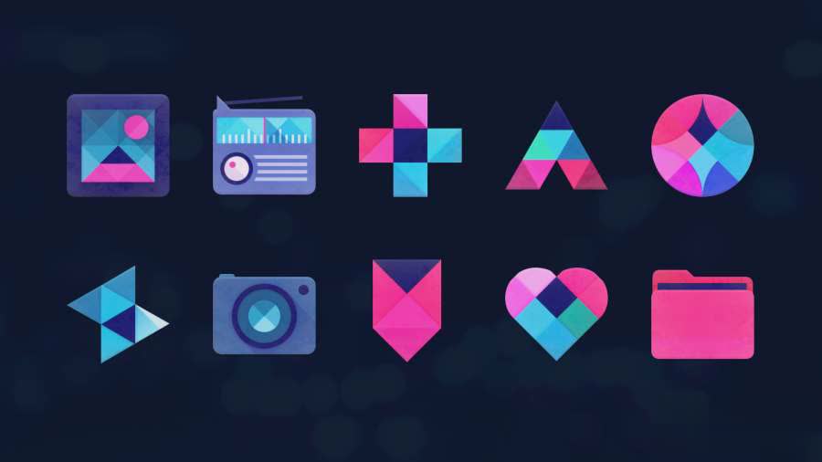 Unicorn Dark图标包app(2)