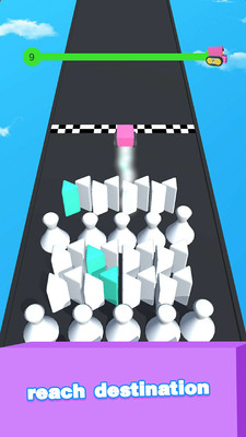 彩色小车冲撞(3)