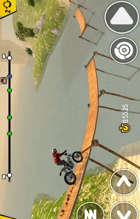 摩托车牛顿特技(3)