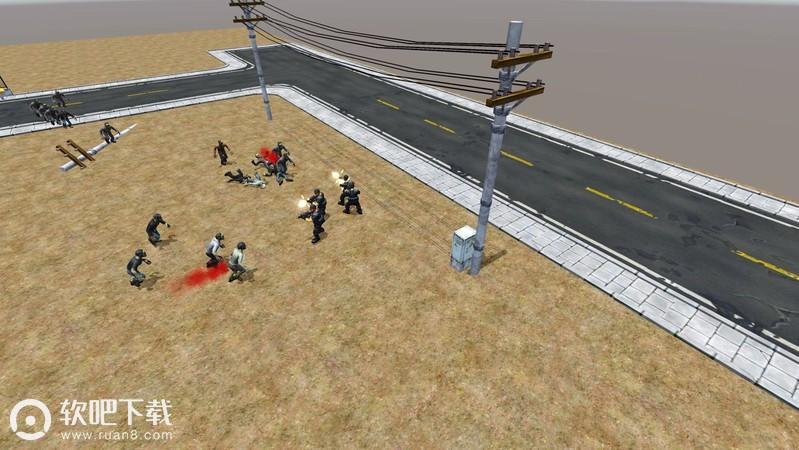 僵尸与人类战斗模拟器(2)