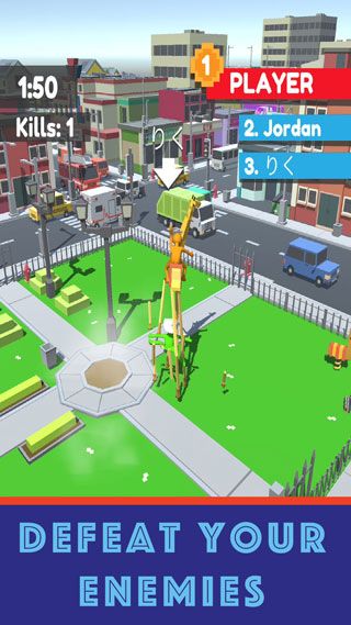 长颈鹿踩踏乱斗(1)