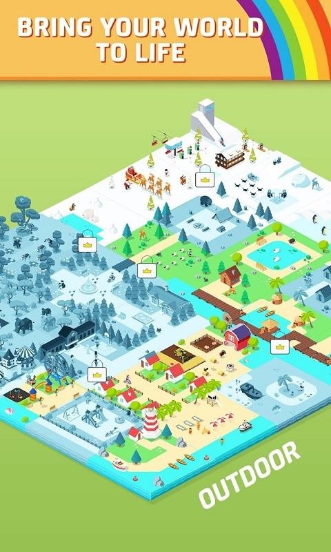 彩色土地宏伟建造(4)