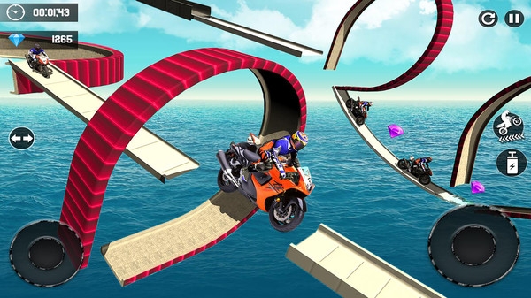 特技自行车赛车手(3)