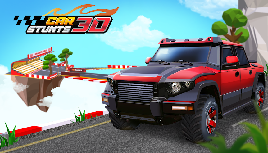 汽车特技赛车3D(1)